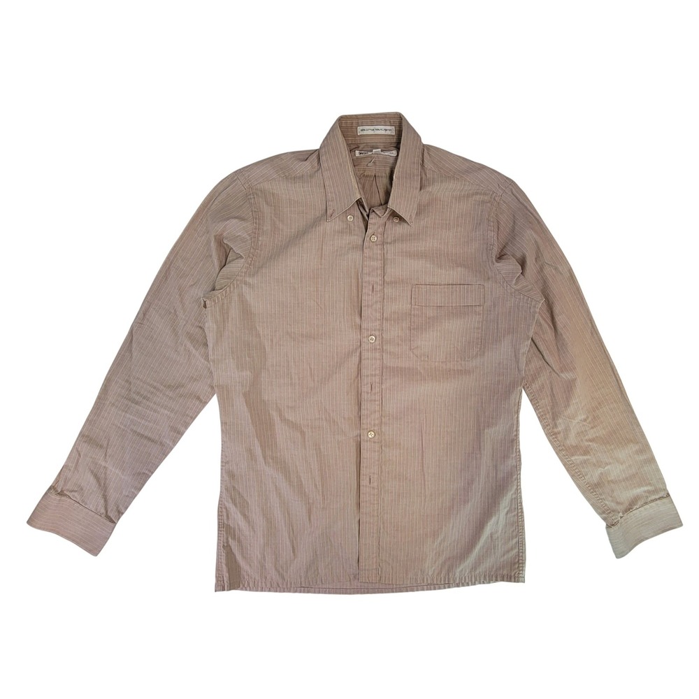 Pierre Balmain Monsieur‎ Striped Button-Down Shirt Men Size 15.5-34/35